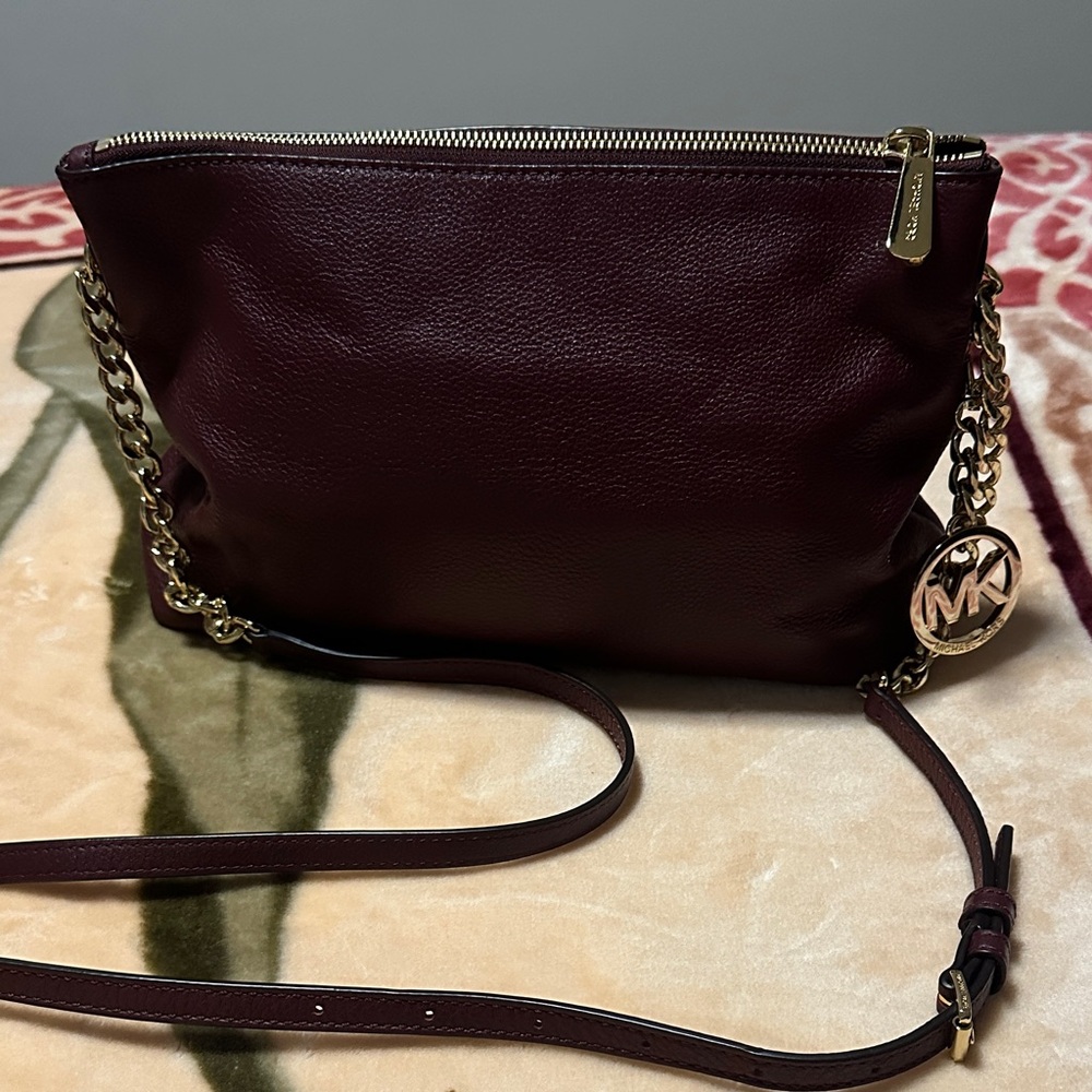 Michael Kors Dark Burgundy Crossbody Bag